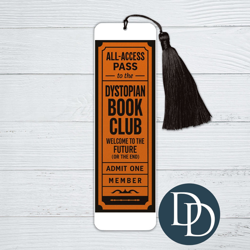 Dystopian Book Club *UV DTF Bookmark Decal*