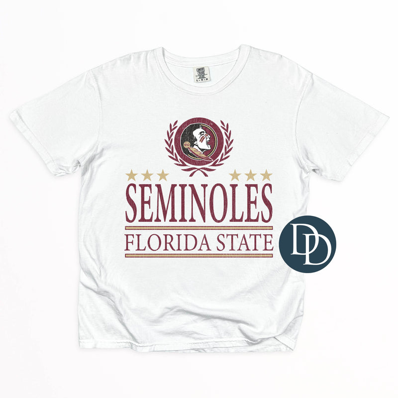 FL State Vintage Collegiate *DTF Transfer*