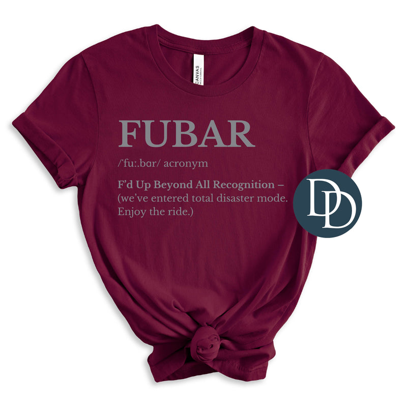 FUBAR Definition *DTF Transfer*