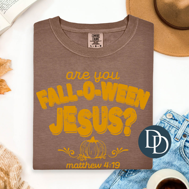 Fall-o-Ween Jesus Pumpkin *DTF Transfer*