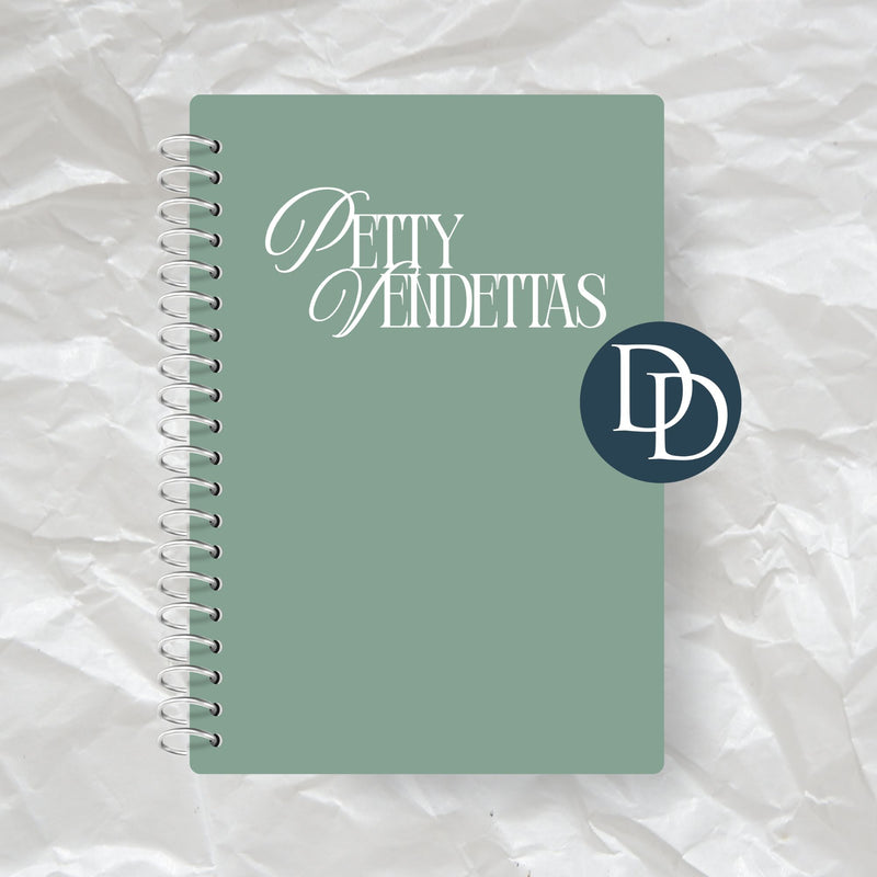 Fancy Petty Vendettas *Journal UV DTF Decal*