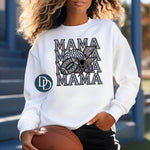 Faux Rhinestone Football Mama *DTF Transfer*