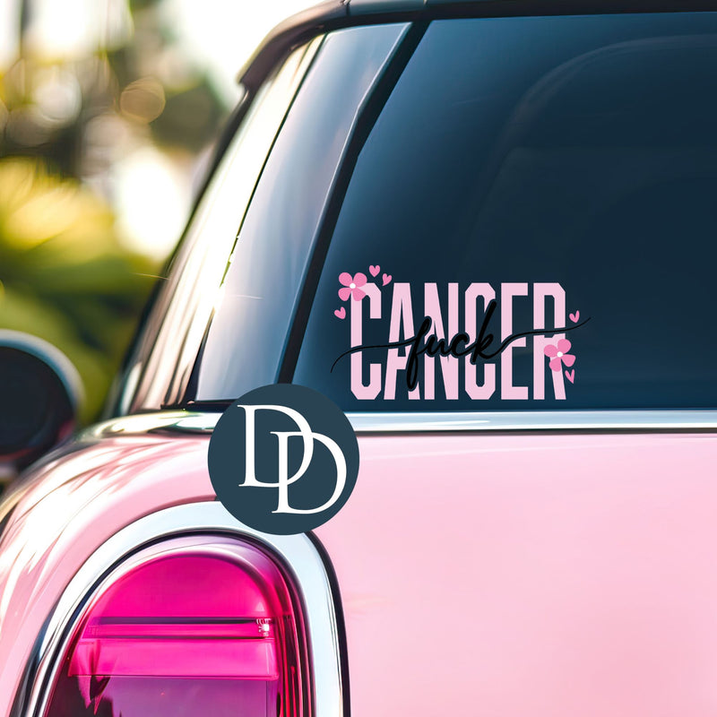 Fck Cancer Knock Out *UV DTF Decal*