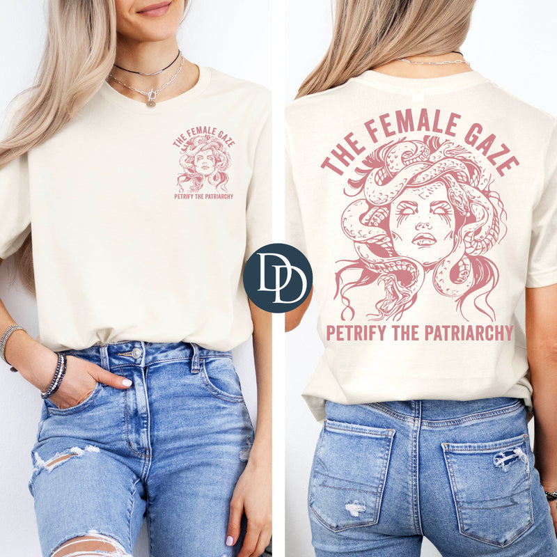 OVERSIZED Female Gaze Petrify the Patriarchy (Dusty Rose Ink) - NOT RE ...