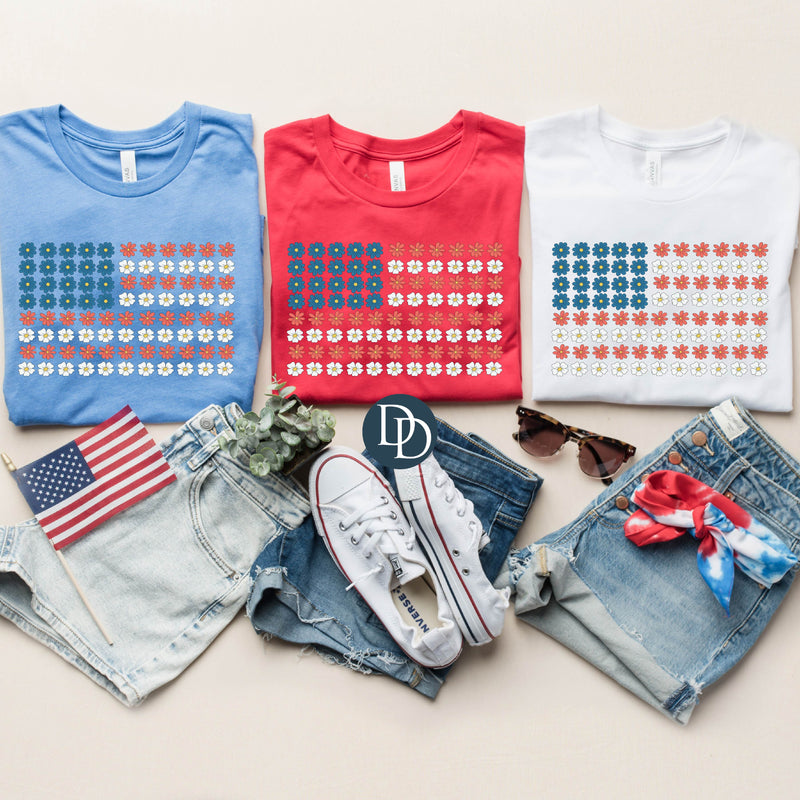 Floral Flag *DTF Transfer*