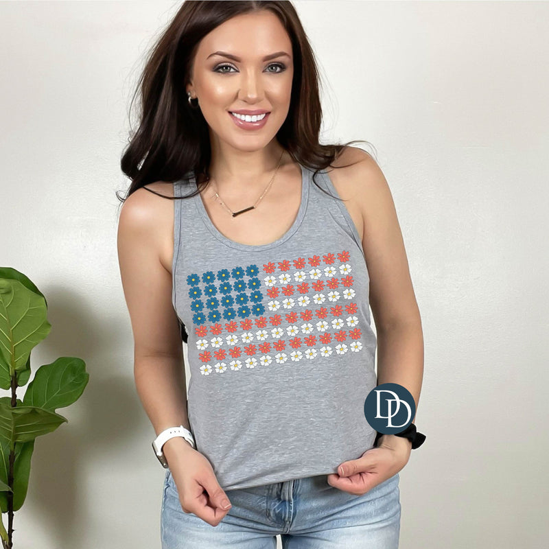 Floral Flag *DTF Transfer*