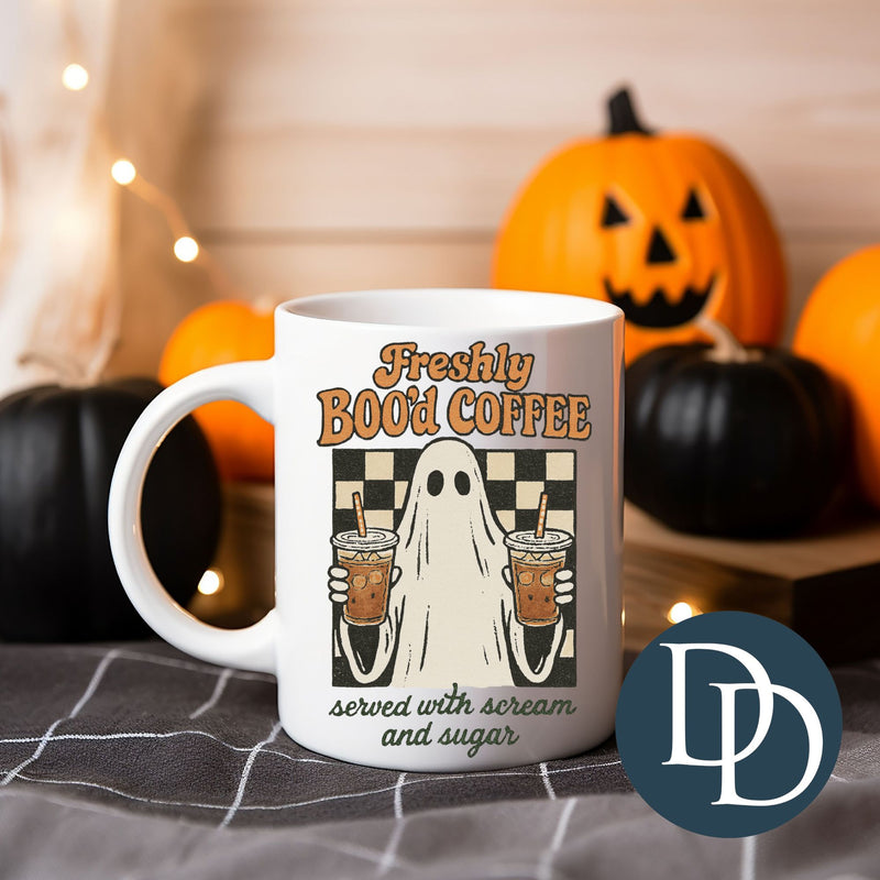 Freshly Boo'd Coffee (Set of 2) *UV DTF Mug Decals*