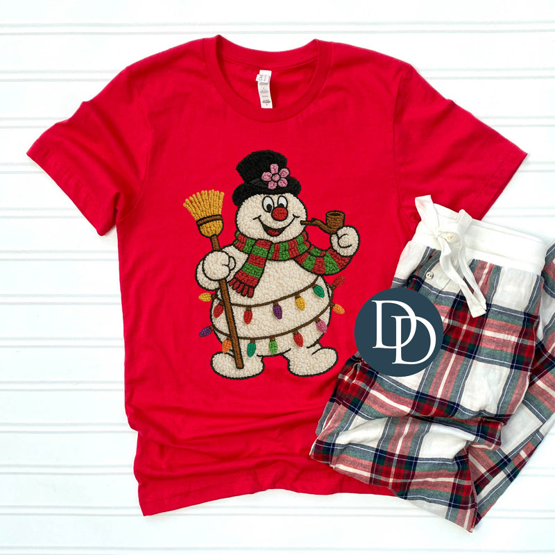 OVERSIZED Frosty Faux Yarn *DTF Transfer*