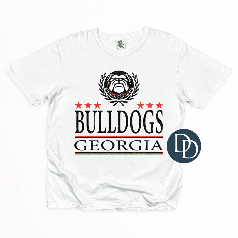 GA Dogs Vintage Collegiate *DTF Transfer*