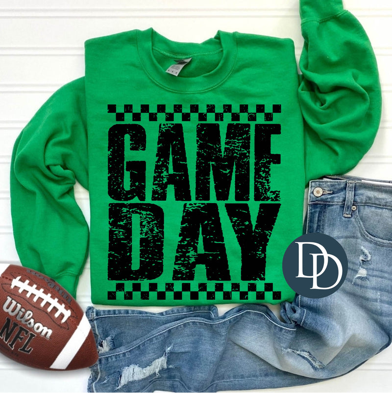 Game Day Distressed Checkered *DTF Transfer*