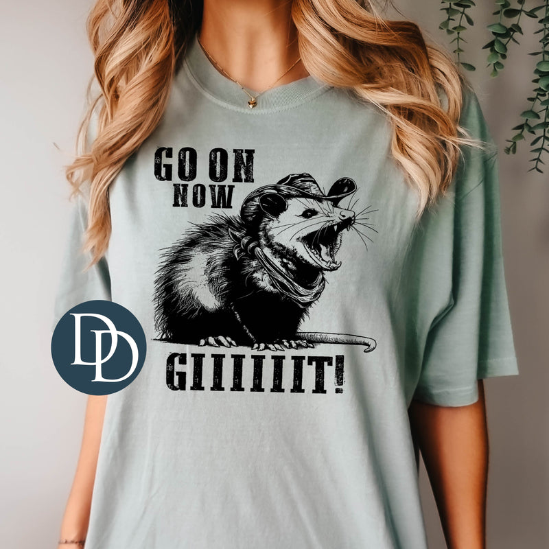 Go On Now Git (Black Ink) - NOT RESTOCKING - *Screen Print Transfer*