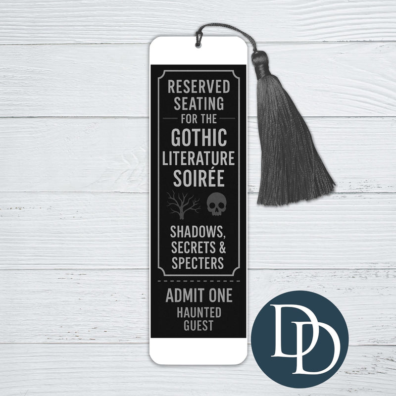 Gothic Literature Soiree *UV DTF Bookmark Decal*