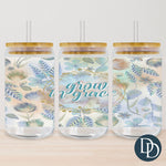 Grow In Grace Tumbler Print *Sublimation Print Transfer*