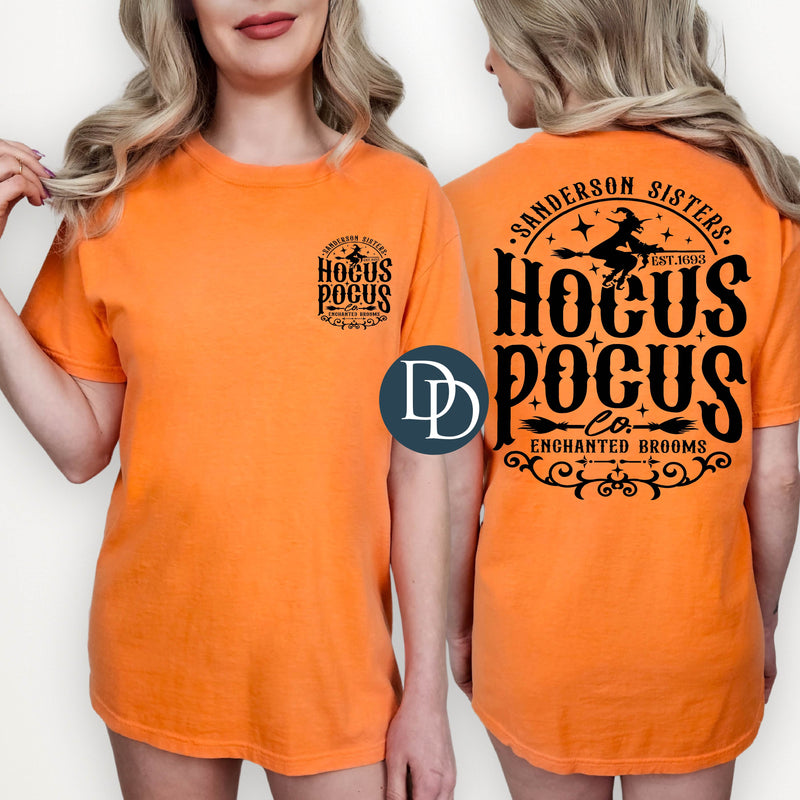 OVERSIZED HP Enchanted Broom Co With Pocket Accent *DTF Transfer*