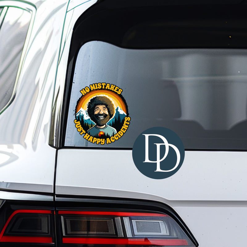 Happy Accidents Ross Painter Tree *UV DTF Decal*