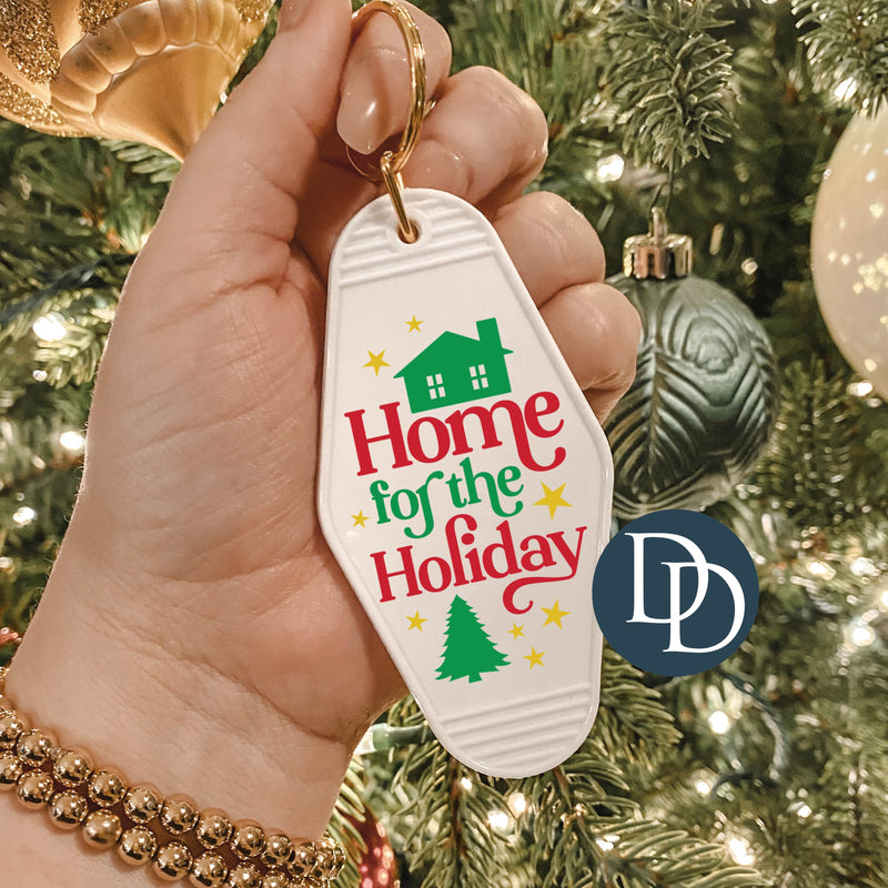 Home For The Holiday *Motel Keychain UV DTF Decal*