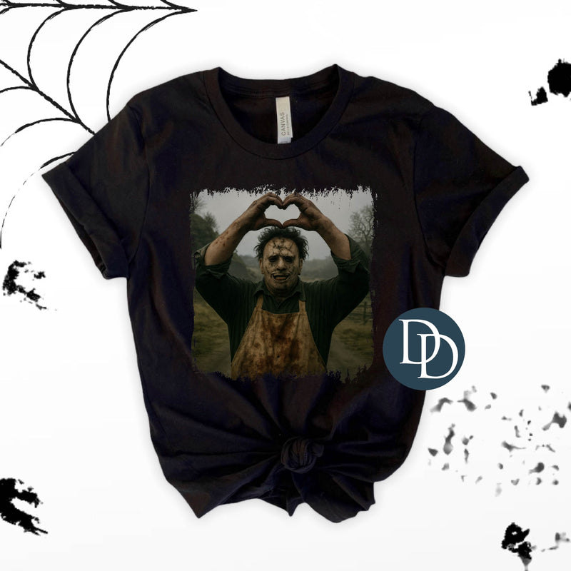 Horror Heart Hands Leather *DTF Transfer*