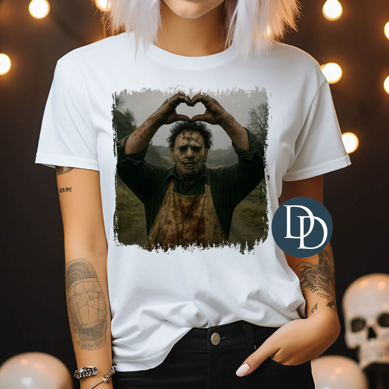 Horror Heart Hands Leather *DTF Transfer*