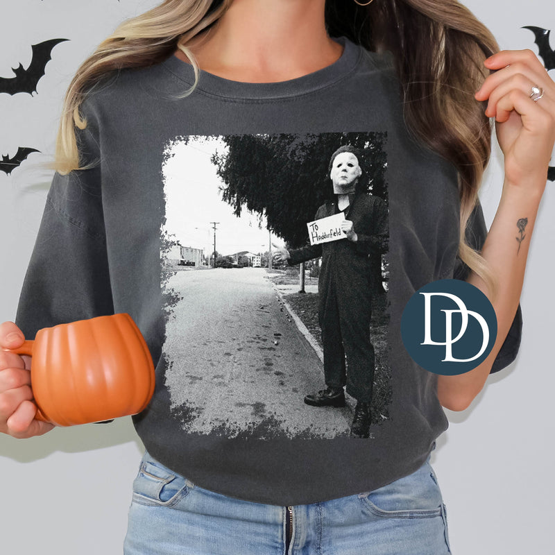 OVERSIZED Horror Hitchhiker *DTF Transfer*