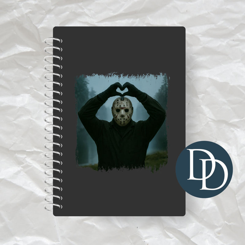 Horror Hockey Mask Heart Hands *UV DTF Decal*