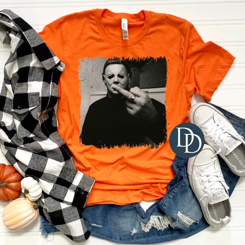 Horror Middle Finger Michael *DTF Transfer*