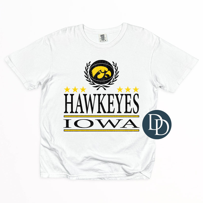 IA Hawk Vintage Collegiate *DTF Transfer*