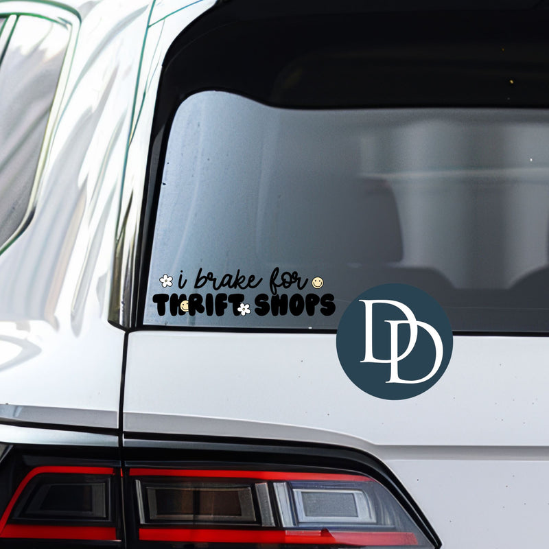 I Break for Thrift Shops *UV DTF Decal*