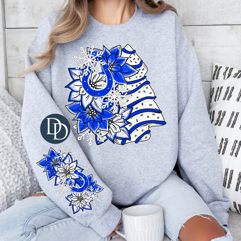 IC Tree Cake Floral With Sleeve Accent *DTF Transfer* – Dapper Designs