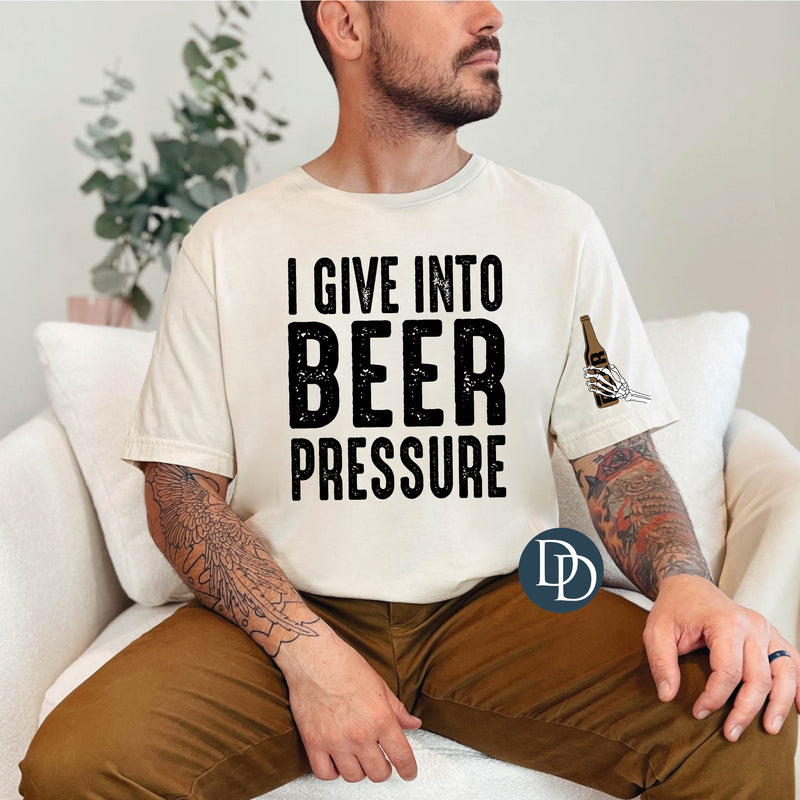 I Give Into Beer Pressure With Pocket Accent *DTF Transfer*