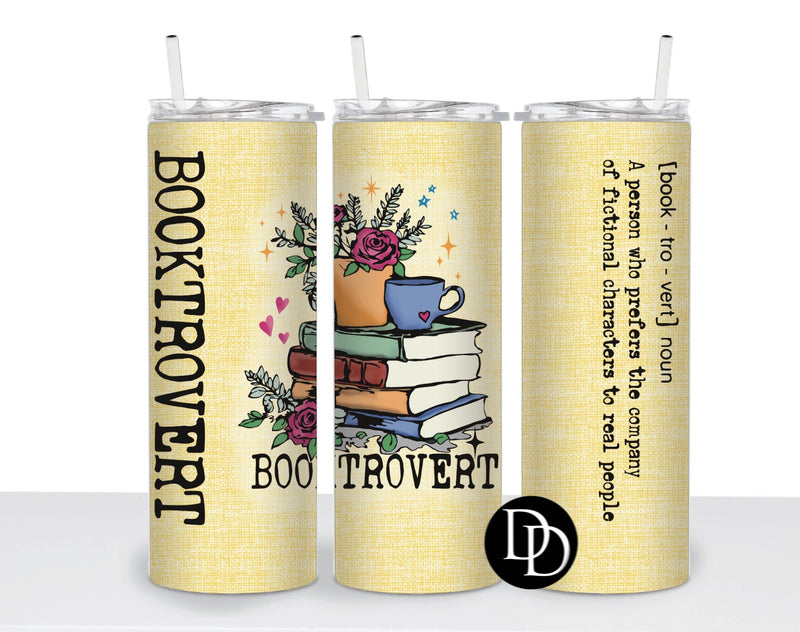 Booktrovert Stack of Books  *Sublimation Print Transfer*