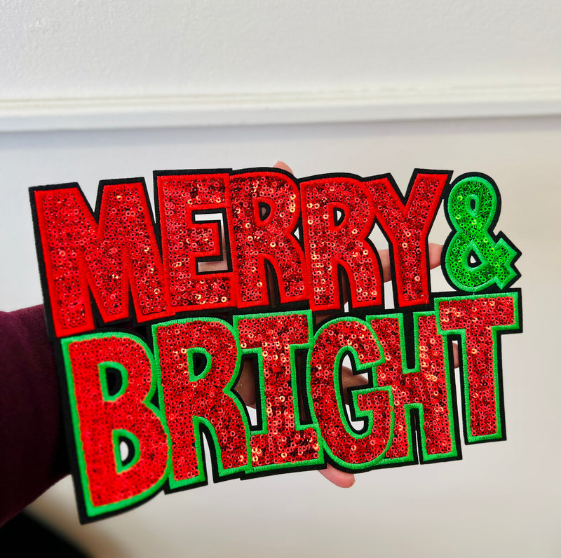 Merry & Bright *Sequin Patch*