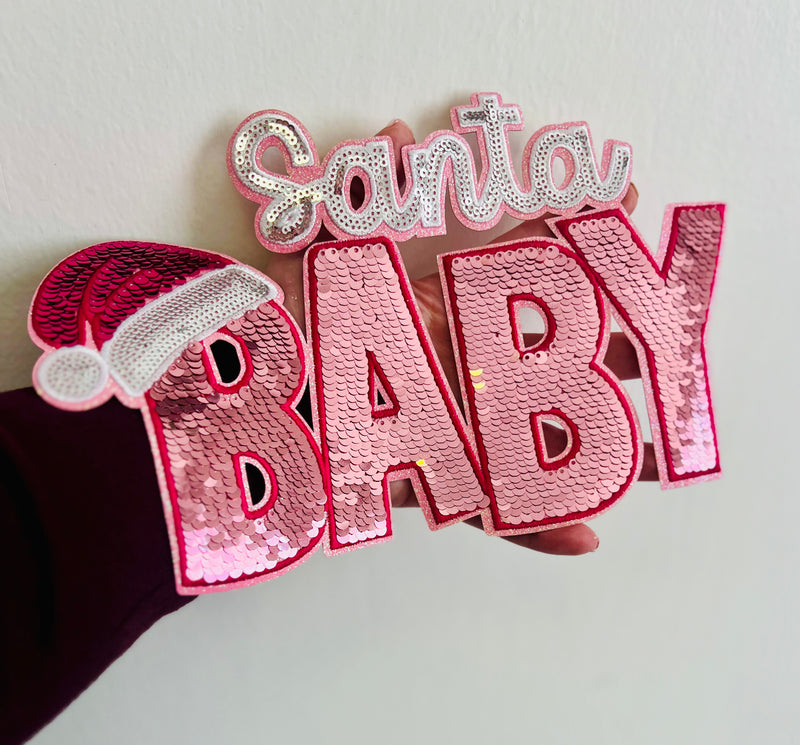 Santa Baby *Sequin Patch* – Dapper Designs