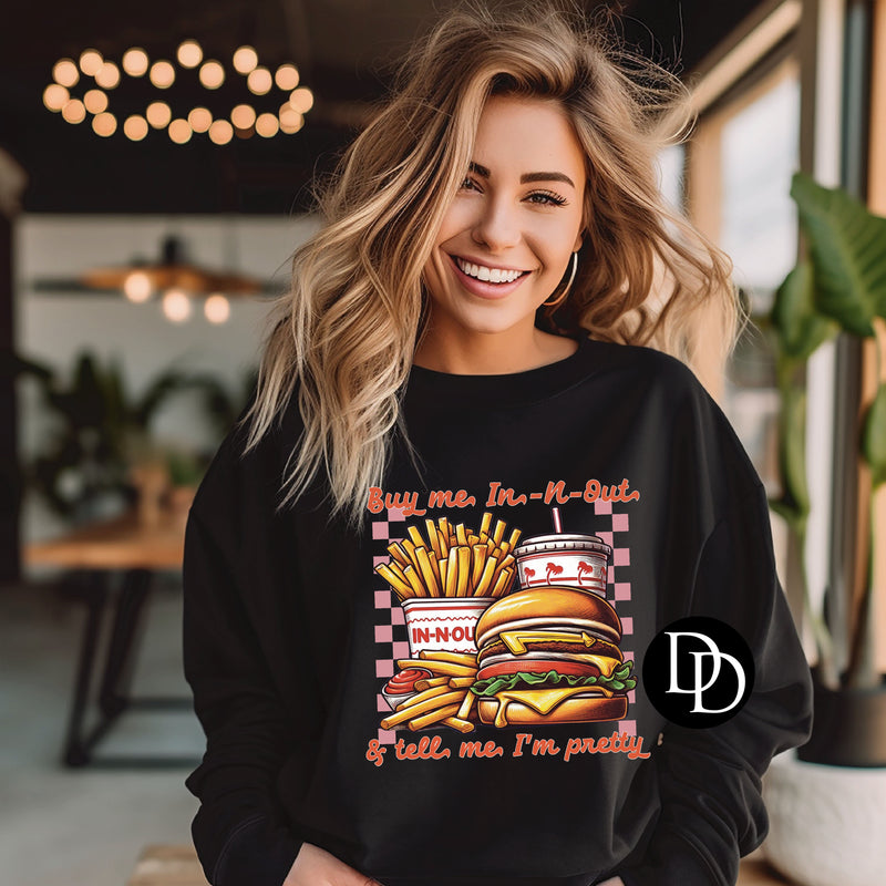 & Tell Me I’m Pretty Burger *DTF Transfer*