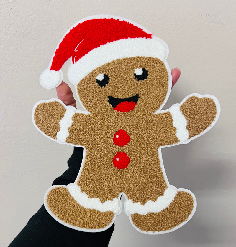 Gingerbread Man *Chenille Patch*