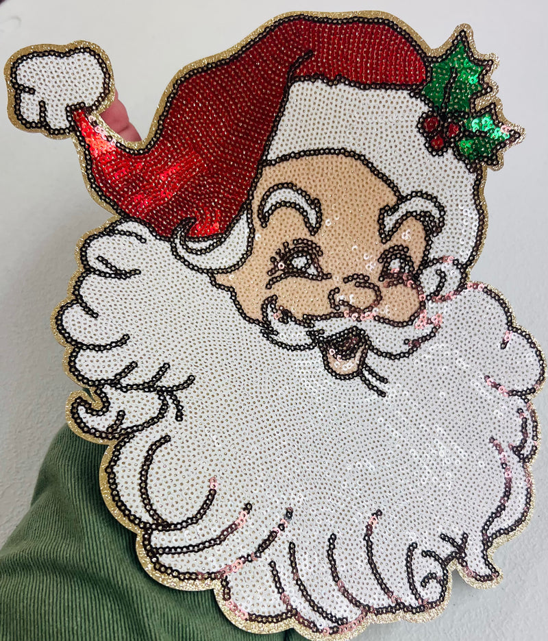 Classic Santa *Sequin Patch*