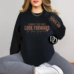 Look Forward With Sleeve Accent (Doe Brown Ink) *Screen Print Transfer*