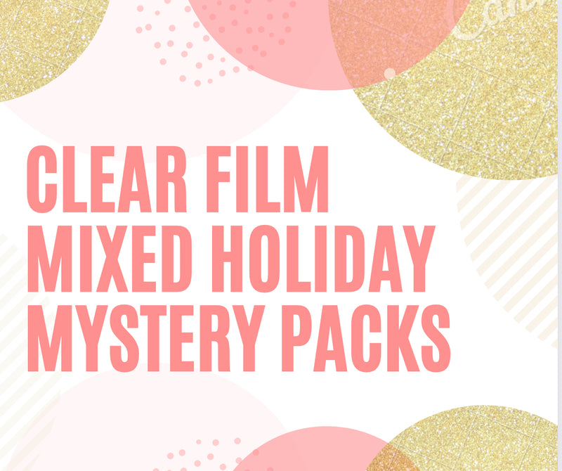 CLEAR FILM HOLIDAY MYSTERY PACK - 20 Tranfers