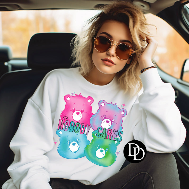 Nobody Cares Bears *Sublimation Print Transfer*