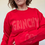 Grnchy (Red Ink) *Puff Screen Print Transfer*