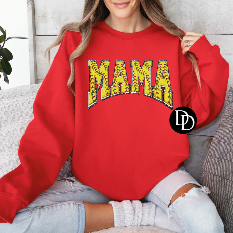 Mama Softball Print *DTF Transfer*