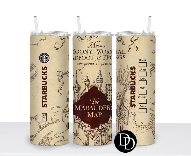 Marauder* Map Starb *Sublimation Print Transfer* – Dapper Designs