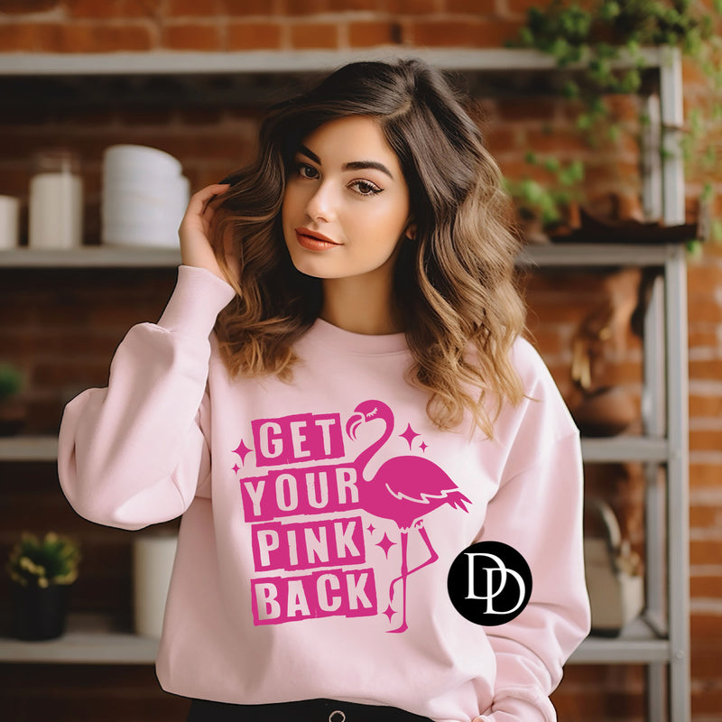 Get Your Pink Back (Hot Pink Ink) - NOT RESTOCKING - *Screen Print Tra ...