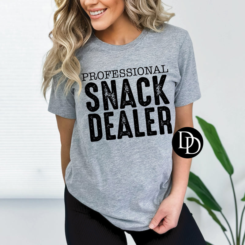 Snack Dealer Oversized (Black Ink) *Screen Print Transfer*