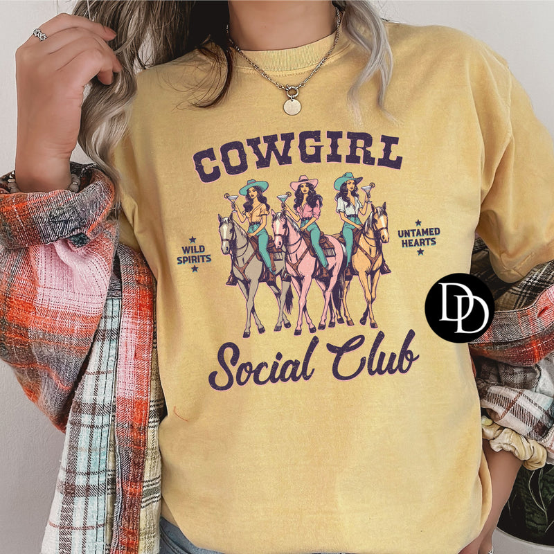 Cowgirl Social Club *DTF Transfer*