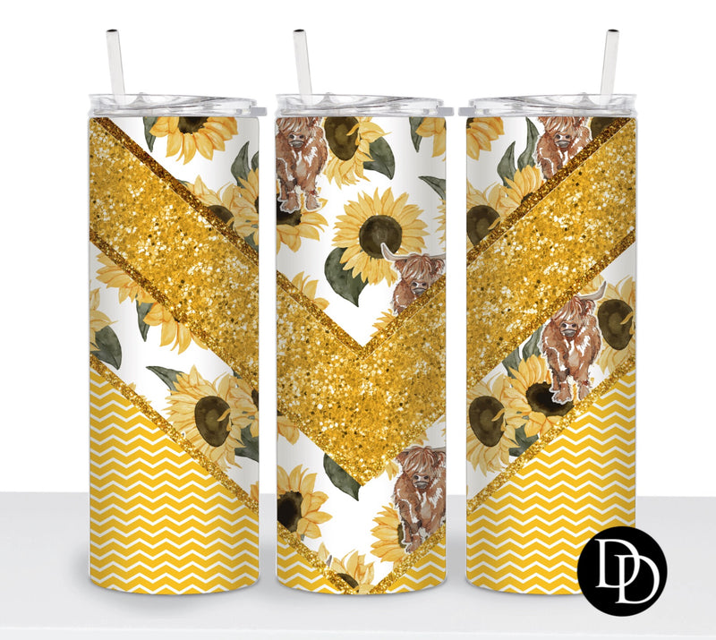 Highland Sunflowers *Sublimation Print Transfer*