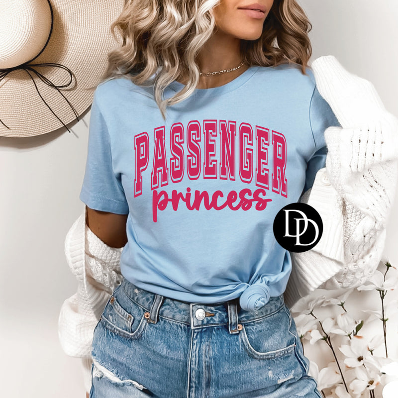 Passenger Princess (Dragonfruit Ink) *Screen Print Transfer*