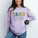Faux Embroidery Patches Teacher *DTF Transfer*