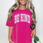 Be Kind Distressed Oversized (White Ink) *Screen Print Transfer*