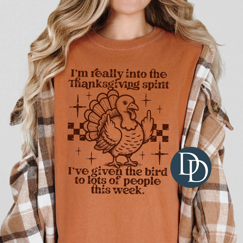 OVERSIZED I'm Really Into The Thanksgiving Spirit *DTF Transfer*