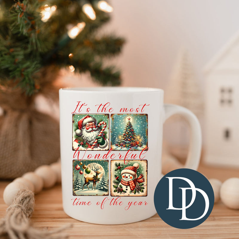 It's The Most Wonderful Time *UV DTF Mug Decals*
